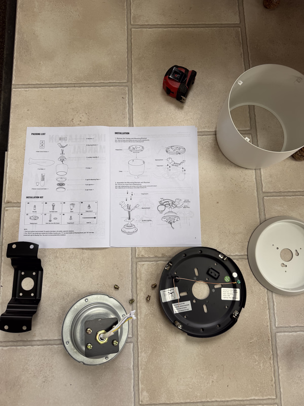 Completed electrical project
