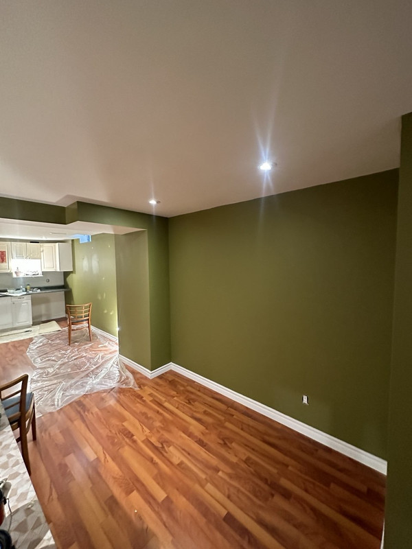 Trim and baseboard painting