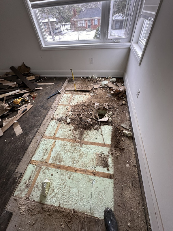 Hardwood floor repair