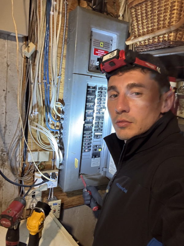 Professional wiring job